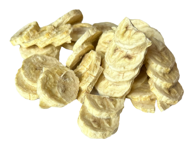 Freeze-dried bananas