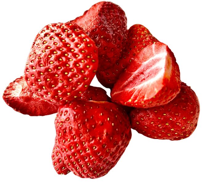 Freeze-dried strawberries